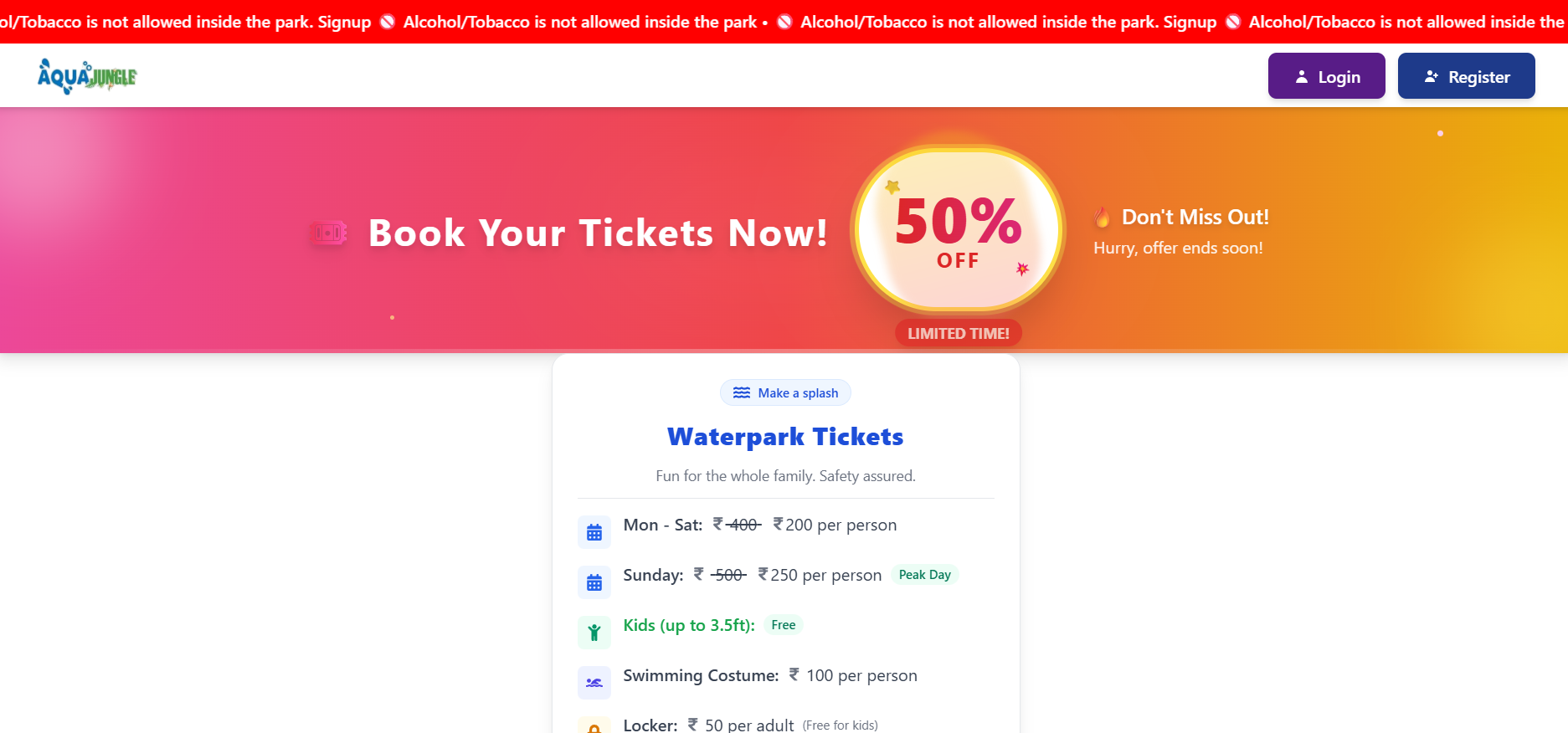 Aqua Jungle Waterpark